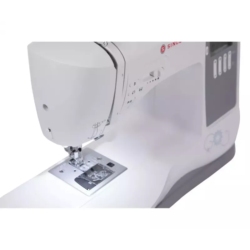 SINGER Nähmaschine 7640 – elektrisches Haushaltsmodell, weiß, mehrere Stichprogramme