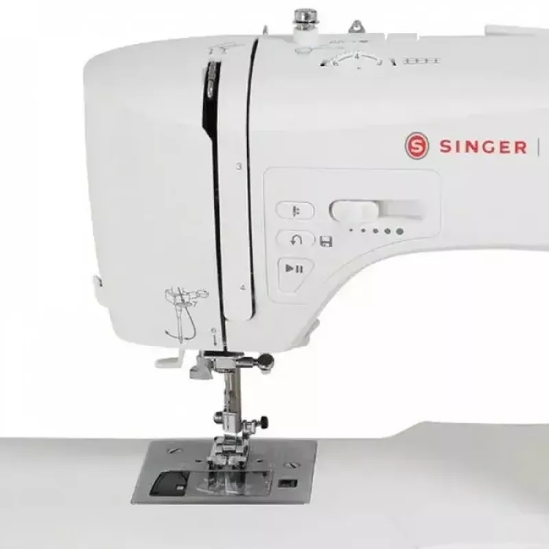 SINGER Nähmaschine 7640 – elektrisches Haushaltsmodell, weiß, mehrere Stichprogramme