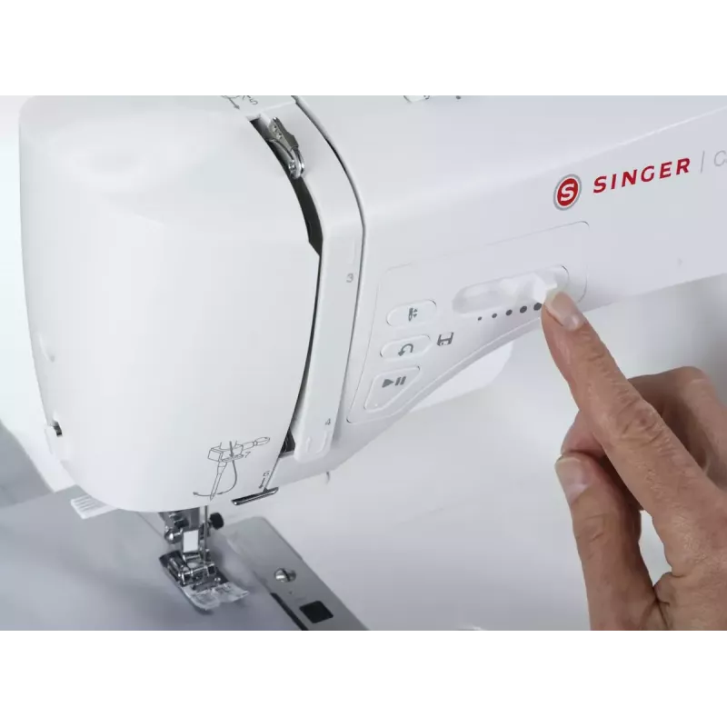 SINGER Nähmaschine 7640 – elektrisches Haushaltsmodell, weiß, mehrere Stichprogramme