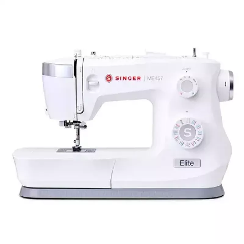 SINGER Nähmaschine ME457 — Haushaltsnähmaschine, 100 Stichmuster, automatischer Nadeleinfädler