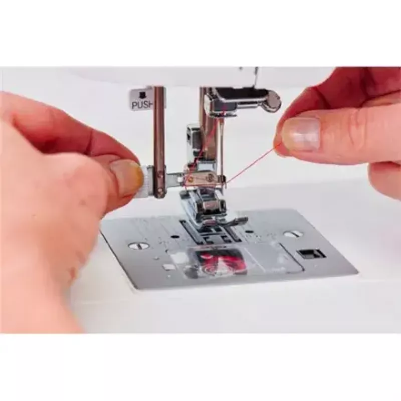 SINGER Nähmaschine ME457 — Haushaltsnähmaschine, 100 Stichmuster, automatischer Nadeleinfädler