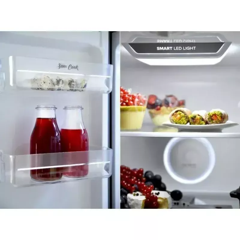 Kühl-Gefrierkombi sam cook Multi Door 472 L, schwarz, Energieeffizienzklasse E