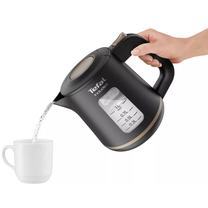 Tefal Includeo KI5338 Wasserkocher 1 L 2400 W Schwarz