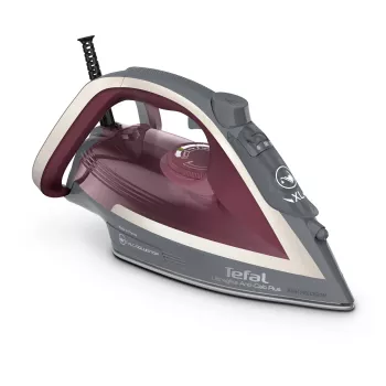 Tefal Ultragliss Anti-Calc Plus FV6840 Dampfbügeleisen, 2800 W, lila, silber