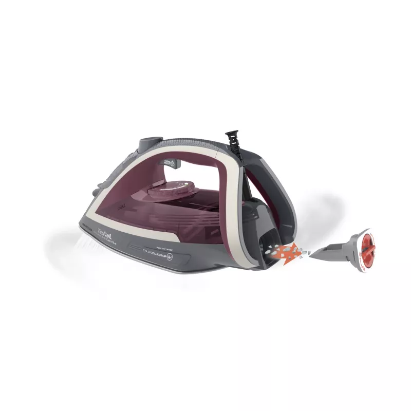 Tefal Ultragliss Anti-Calc Plus FV6840 Dampfbügeleisen, 2800 W, lila, silber