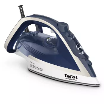Tefal Ultimate Pure FV6812 Dampfbügeleisen 2800 W Blau, Silber