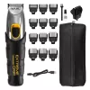 Haarschneider Wahl Extreme Grip AC/Akku, kabellos, Li-Ion, 240 min Laufzeit, 12 Längeneinstellungen, Edelstahlklinge, Schnittbreite 3 cm, schwarz