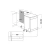 Freistehender Geschirrspüler WHIRLPOOL W7F HS41 X — 15 Gedecke, 41 dB, Fullsize 60 cm