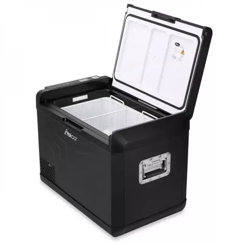 Tragbarer Kompressor-Kühlschrank Yolco GCX47 Schwarz — 47L Kapazität, energieeffizient