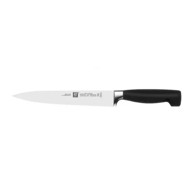 Messer-/Besteckblock-Set ZWILLING 35148-507-0 — 7-teiliges Set mit Kochmesser, Brotmesser, Schälmesser, Küchenschere, grauem Block