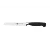 Messer-/Besteckblock-Set ZWILLING 35148-507-0 — 7-teiliges Set mit Kochmesser, Brotmesser, Schälmesser, Küchenschere, grauem Block
