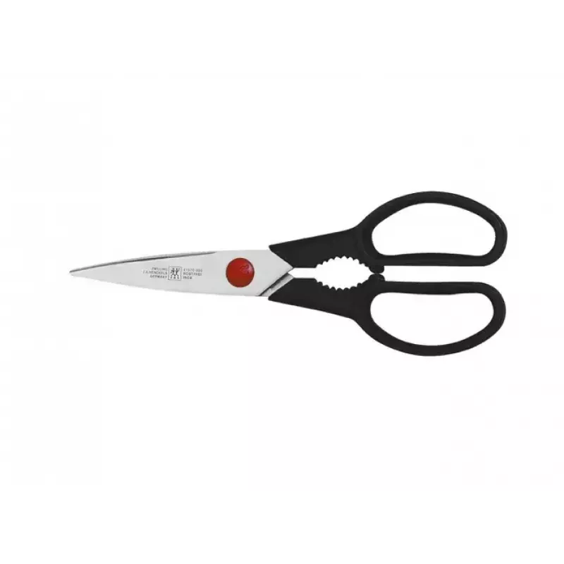 Messer-/Besteckblock-Set ZWILLING 35148-507-0 — 7-teiliges Set mit Kochmesser, Brotmesser, Schälmesser, Küchenschere, grauem Block