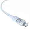 USB-Kabel Baseus Gem P10373003311-00 — 1 m, 2,4 A Schnellladung, Lightning/USB-A, blau, Nylonummantelung