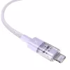 USB-Kabel Baseus Gem P10373003511-00 — 1 m Nylon, Lightning auf USB-A, 2,4 A Schnellladung, lila