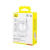 USB-Kabel Baseus Gem P10373003511-00 — 1 m Nylon, Lightning auf USB-A, 2,4 A Schnellladung, lila