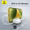 BASEUS Free2pull Expandable USB C To Ip Ligtning Fast Charging Kabel 1 M 20 W White