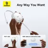 BASEUS Free2pull Expandable USB C To Ip Ligtning Fast Charging Kabel 1 M 20 W White