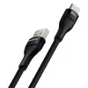 USB-A-auf-USB-C-Kabel Baseus Flash 2 1m 100W Schwarz, USB PD, 480 Mbit/s, Nylon
