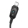 USB-A-auf-Lightning-Kabel Baseus P10355802111-00 — 1 m, 5V/2.4A, USB PD, Aramidfaser, Schwarz