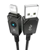 USB-A-auf-Lightning-Kabel Baseus P10355802111-00 — 1 m, 5V/2.4A, USB PD, Aramidfaser, Schwarz