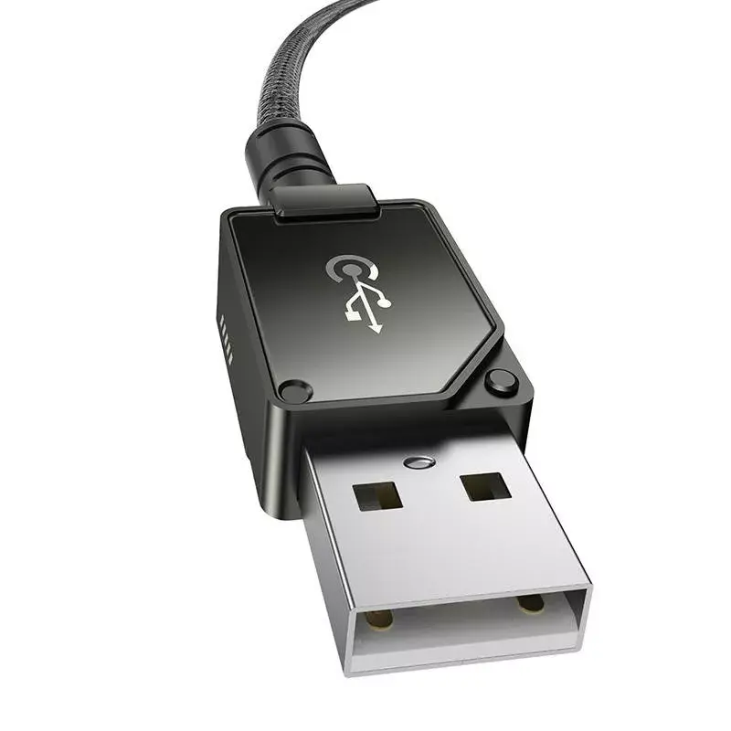 USB-A-auf-Lightning-Kabel Baseus P10355802111-00 — 1 m, 5V/2.4A, USB PD, Aramidfaser, Schwarz