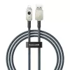USB-A-auf-Lightning-Kabel Baseus 1 m 5 V 2,4 A Weiß, USB PD, 480 Mbit/s