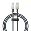 USB-A-auf-Lightning-Kabel Baseus 1 m 5 V 2,4 A Weiß, USB PD, 480 Mbit/s