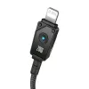 USB-C-auf-Lightning-Kabel Baseus Unbreakable 1m 20W – Aramidfaser, 480 Mbit/s, Schwarz