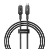 USB-C-auf-Lightning-Kabel Baseus Unbreakable 1m 20W – Aramidfaser, 480 Mbit/s, Schwarz