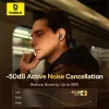 True Wireless In-Ear-Kopfhörer Baseus 35 True — Bluetooth 5.3, ANC, 8 h Wiedergabe (ANC aus), 65 h mit Ladehülle, 800 mAh Ladehülle, USB-C, schwarz