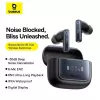 True Wireless In-Ear-Kopfhörer Baseus 35 True — Bluetooth 5.3, ANC, 8 h Wiedergabe (ANC aus), 65 h mit Ladehülle, 800 mAh Ladehülle, USB-C, schwarz
