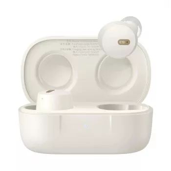 BASEUS True Wireless Headset - Bowie E18 - Stereo (tws) In-Ear-Anrufe/Musik - USB Typ-C/Bluetooth - Weiß