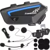 Motorrad-Intercom-Headset FreedConn FX Schwarz — Bluetooth 5.0, IP67, Reichweite 2000 m, 30 h Sprechzeit