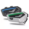 Motorrad-Intercom-Headset FreedConn FX Schwarz — Bluetooth 5.0, IP67, Reichweite 2000 m, 30 h Sprechzeit