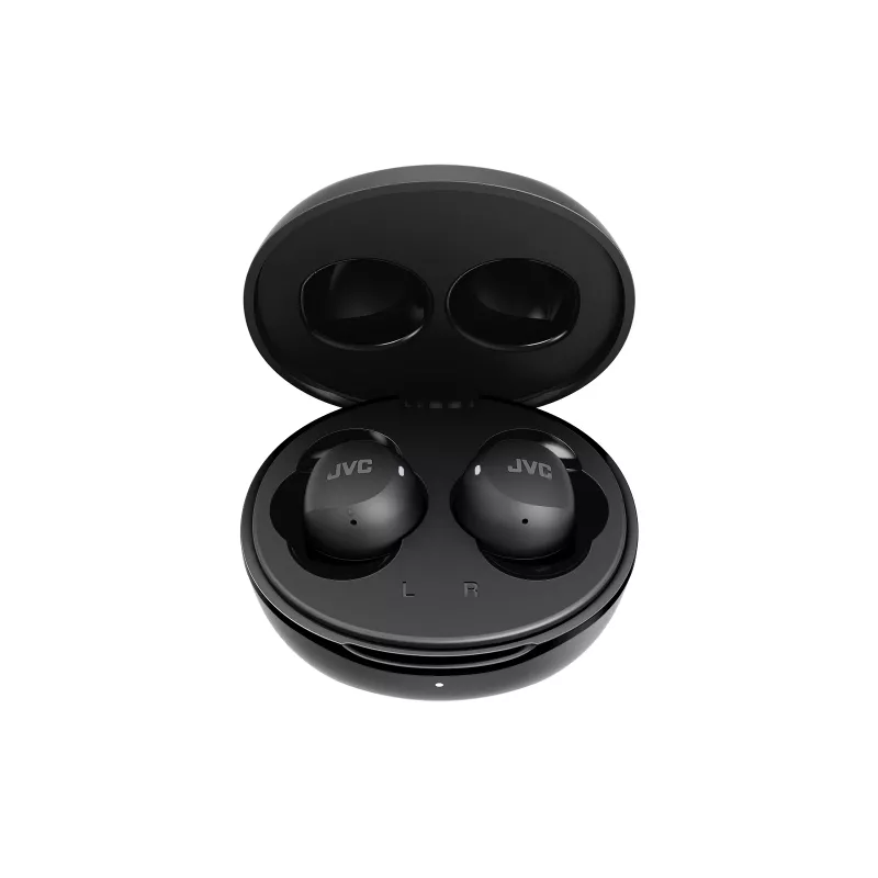 JVC Gumy Mini TWS Schwarz, True Wireless Stereo (TWS), 20 - 20000 Hz, Anrufe/Musik, 7,6 g, Headset, Schwarz
