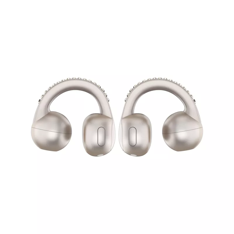 Headset Motorola Moto Buds Loop Bluetooth Ear-Clip-On binaural, Dolby Atmos, Bluetooth 5.0, ANC, 8 h Wiedergabe, Ladecase 520 mAh, Beige