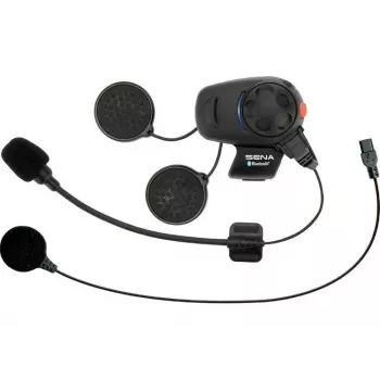Motorrad-Bluetooth-Gegensprechanlage Sena SMH5-10 – Helm-Kommunikator für Fahrer-zu-Sozius- und Telefonverbindung