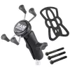RAM Mounts X-Grip Telefonhalterung Motorrad Lenkerklemmung Schwarz