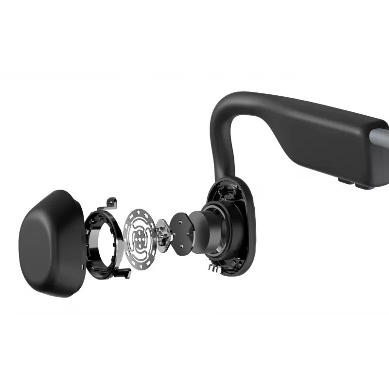 SHOKZ OpenMove Kopfhörer Kabellos Neck-Band Sport Bluetooth Grau