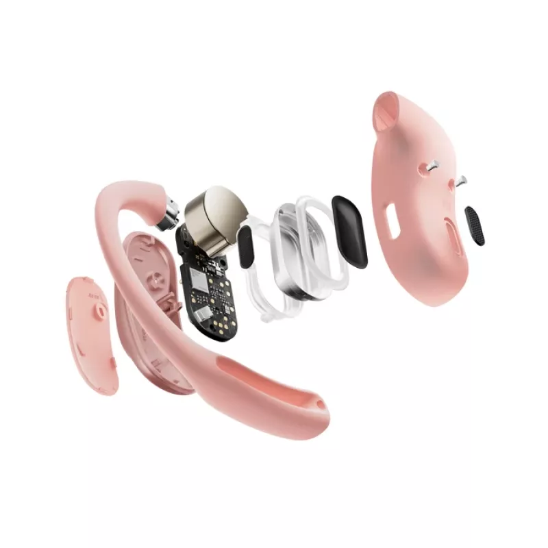 SHOKZ OpenFit Air Headset kabellos Ohrbügel Anrufe/Musik/Sport/Alltag Bluetooth Rose
