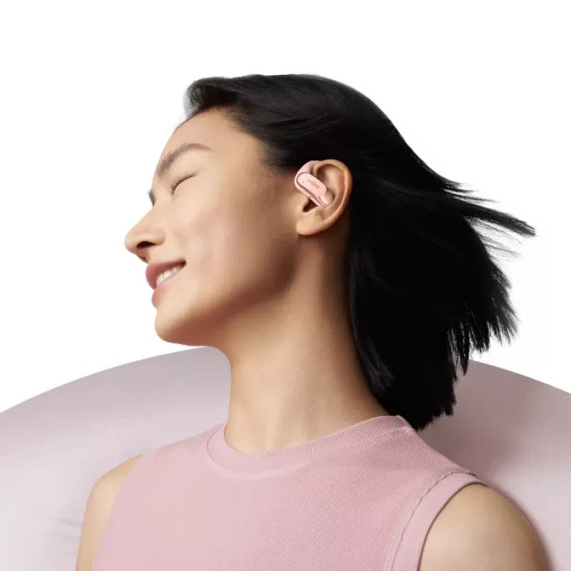 SHOKZ OpenFit Air Headset kabellos Ohrbügel Anrufe/Musik/Sport/Alltag Bluetooth Rose