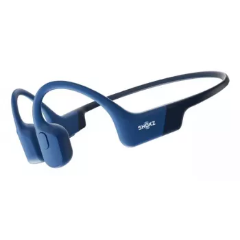 Kabelloses Nackenbügel-Sport-Headset Shokz OpenRun — Knochenleitung, Bluetooth, 20–20000 Hz, 33 m, Blau