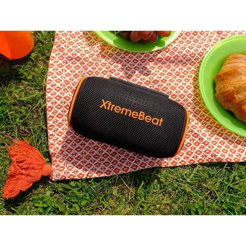 Stereo-Tragbarer-Lautsprecher TRACER XtremeBeat TWS — 15 W, IPX6, Bluetooth 5.3, 6 h, AUX/USB, Mikrofon