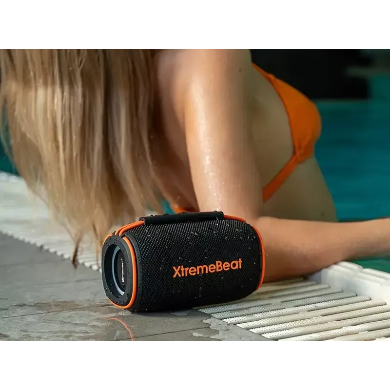 Stereo-Tragbarer-Lautsprecher TRACER XtremeBeat TWS — 15 W, IPX6, Bluetooth 5.3, 6 h, AUX/USB, Mikrofon
