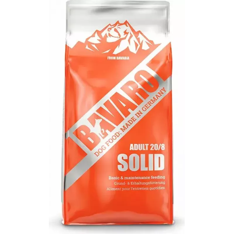 Josera Bavaro Solid 20/8 Trockenfutter für erwachsene Hunde, 18 kg