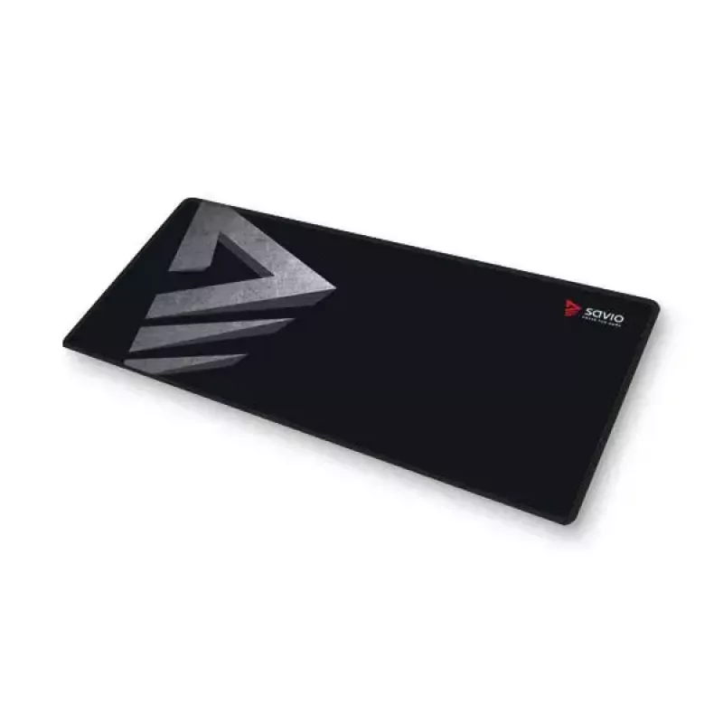 Gaming-Mauspad SAVIO Precision Control L — 700×300×3 mm, Gummi, schwarz, gemusterte Oberfläche