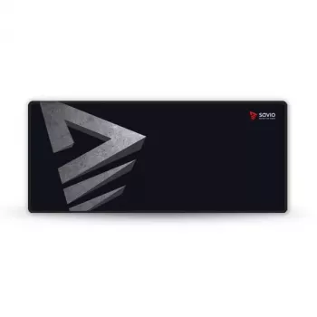 Gaming-Mauspad SAVIO Precision Control L — 700×300×3 mm, Gummi, schwarz, gemusterte Oberfläche