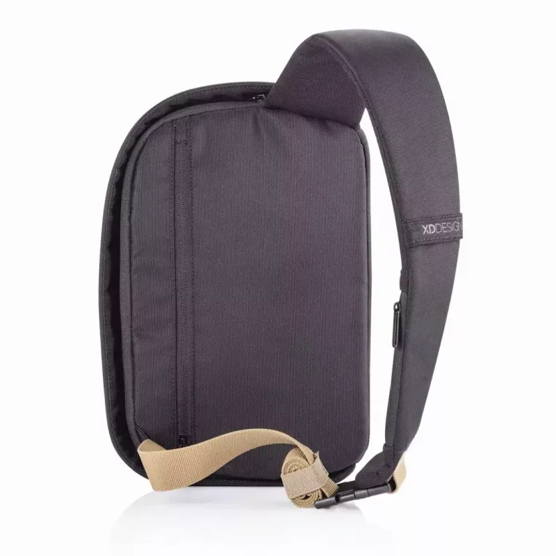 Diebstahlsicherer Rucksack XDDESIGN Bobby Sling – Schwarz, wasserabweisend, RFID-Taschen, Tablet-Fach, 4 l, 530 g