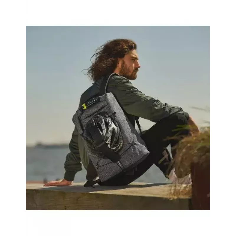 Freizeitrucksack XDDESIGN Urban Grau Fabric — 27 l, wasserabweisend, 15,6 Zoll Laptopfach, TSA-Schloss