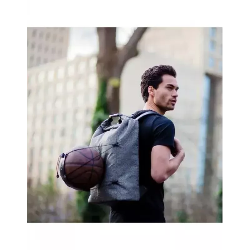 Freizeitrucksack XDDESIGN Urban Grau Fabric — 27 l, wasserabweisend, 15,6 Zoll Laptopfach, TSA-Schloss
